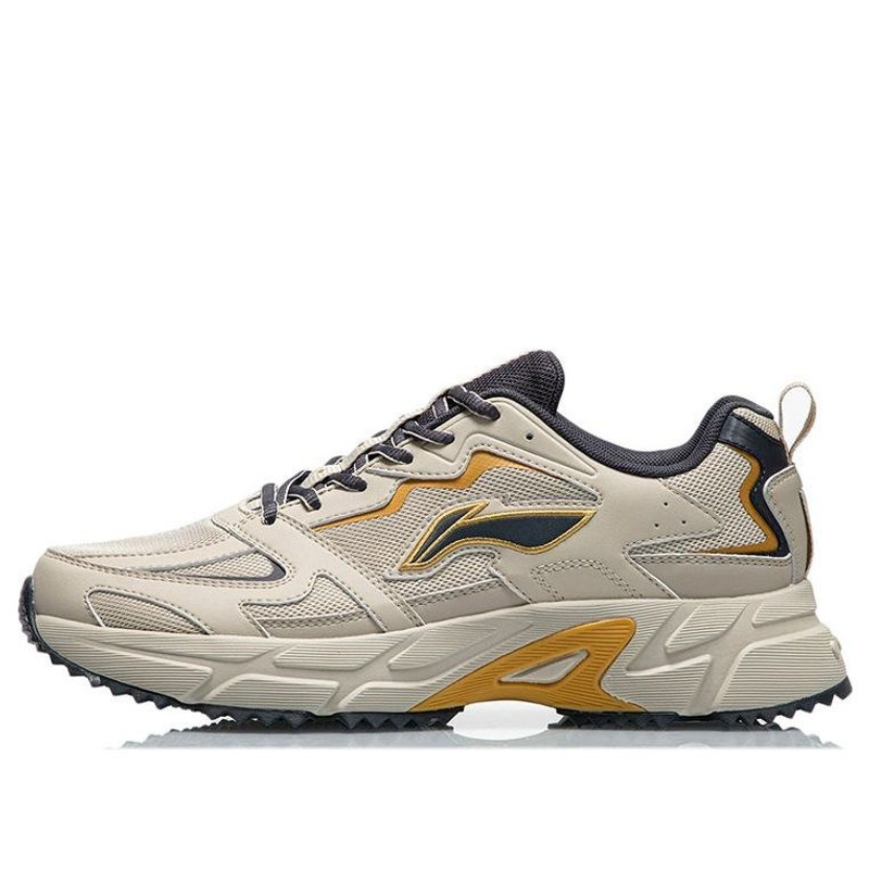 Li-Ning Retro Running Shoes 'Yellow Beige' ARLQ001-7 - 1