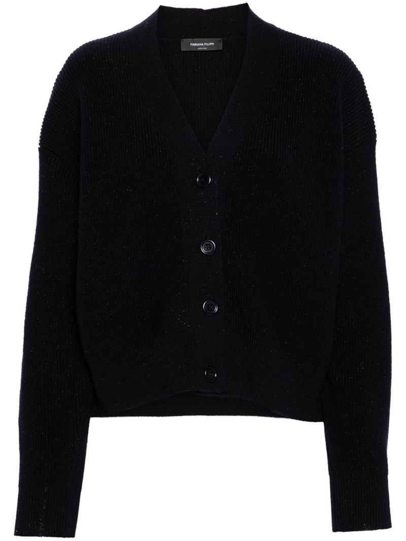chunky-knit cardigan 1