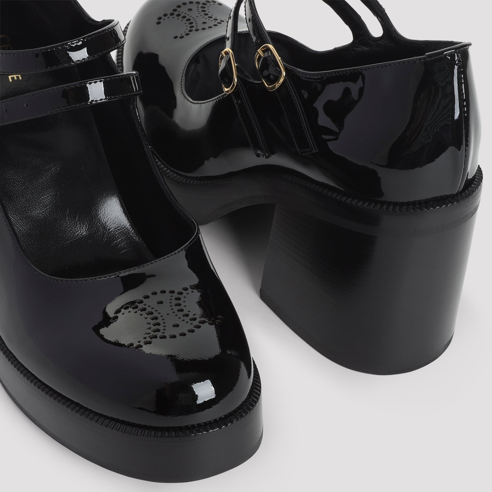 Celine Triomphe Perforated 90 Babies Decolletes Women - 4