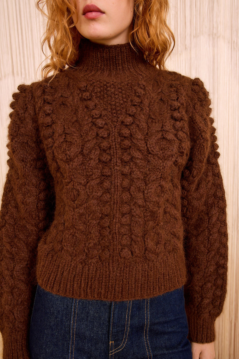 ULLA JOHNSON Albia Alpaca Knit Pullover outlook