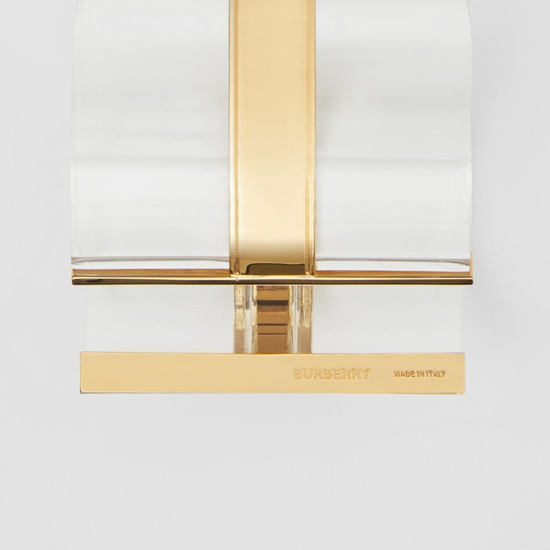 Burberry Resin and Gold-plated Cylindrical Cuff outlook