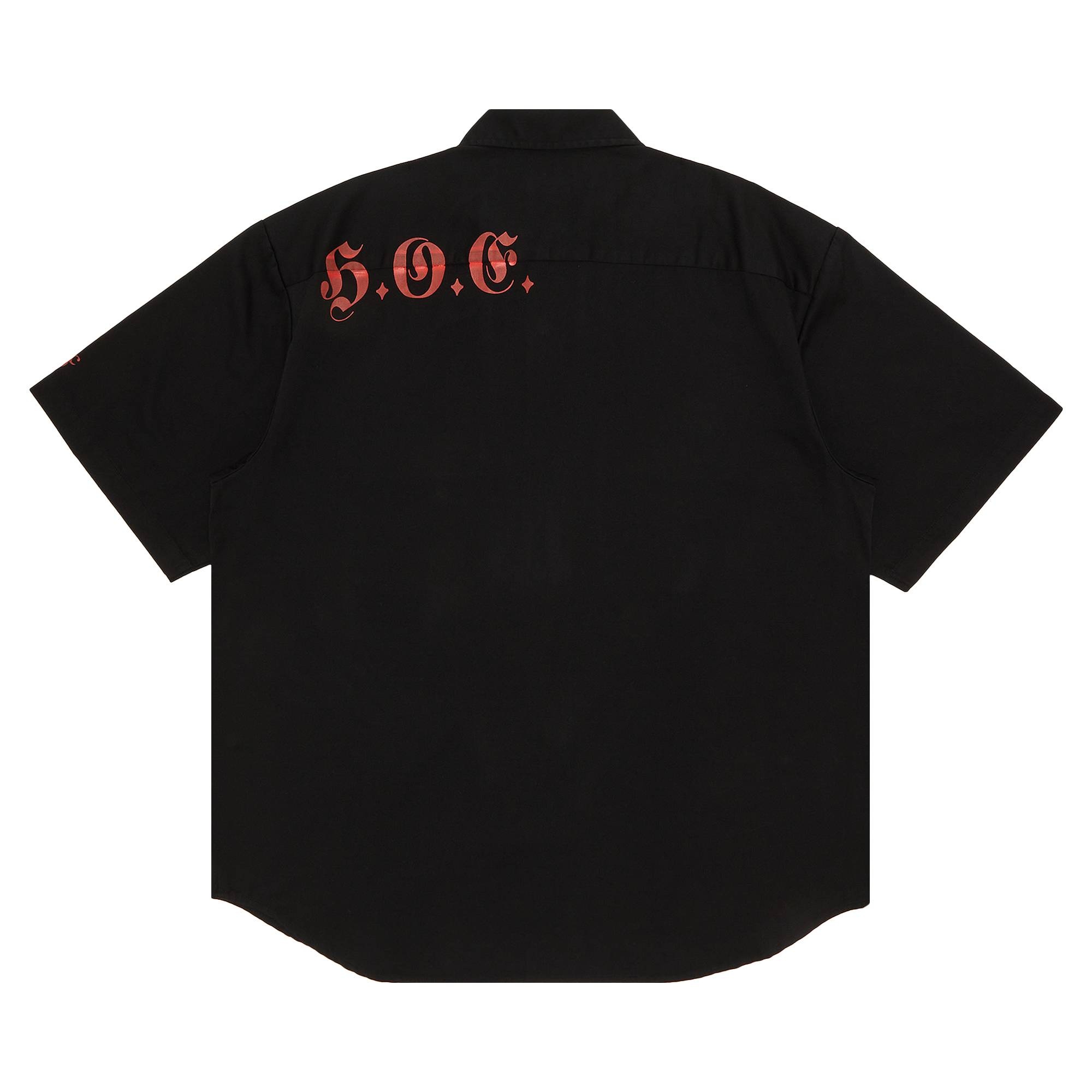 Supreme x Bernadette Corporation Short-Sleeve Work Shirt 'Black' - 2