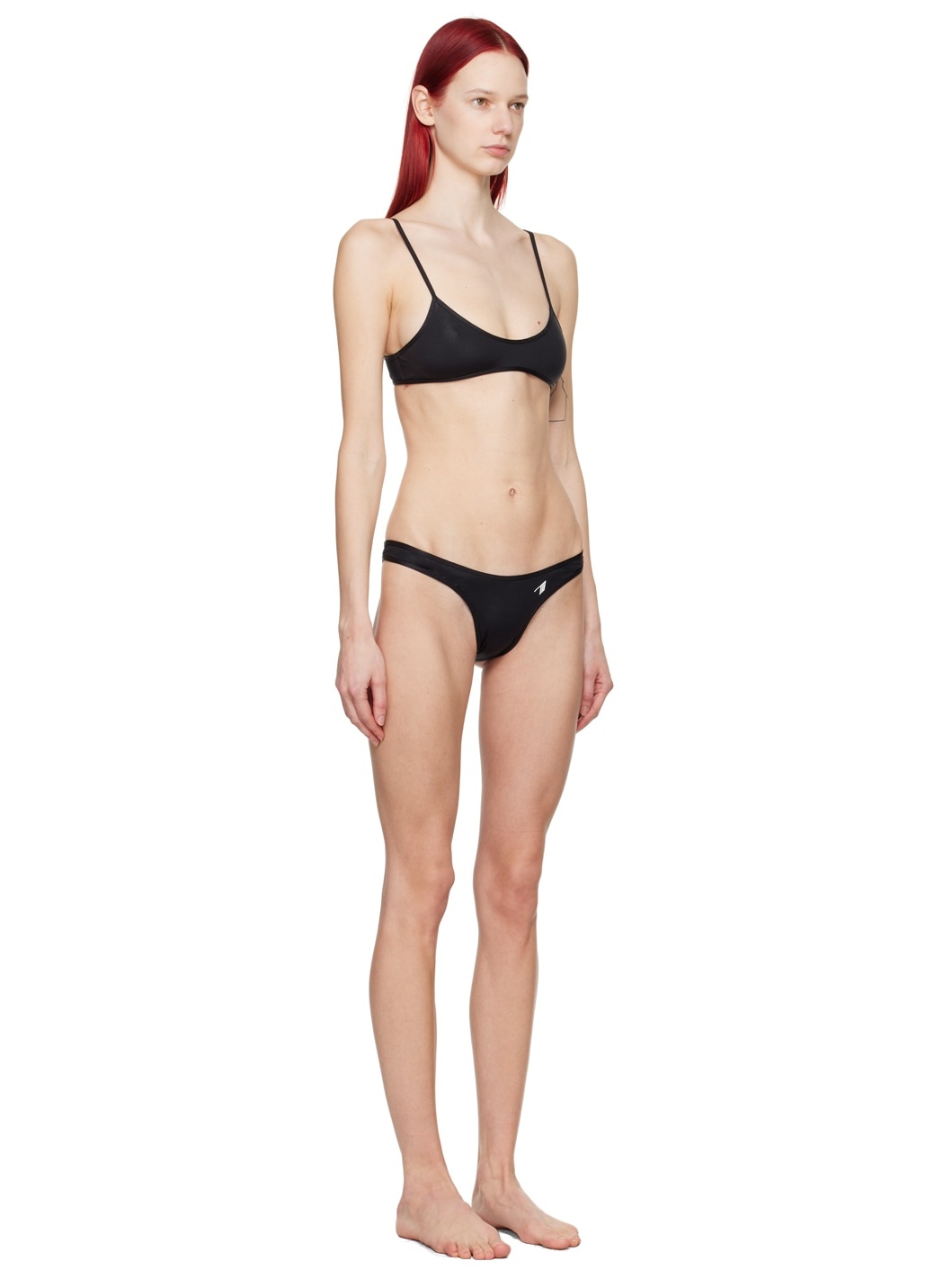 Black Scoop Neck Bikini - 2