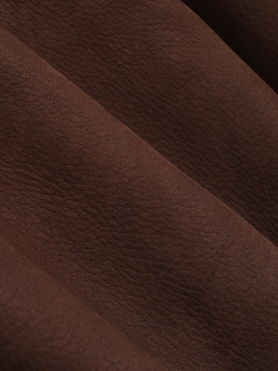 Leather Hooded Bomber - 5