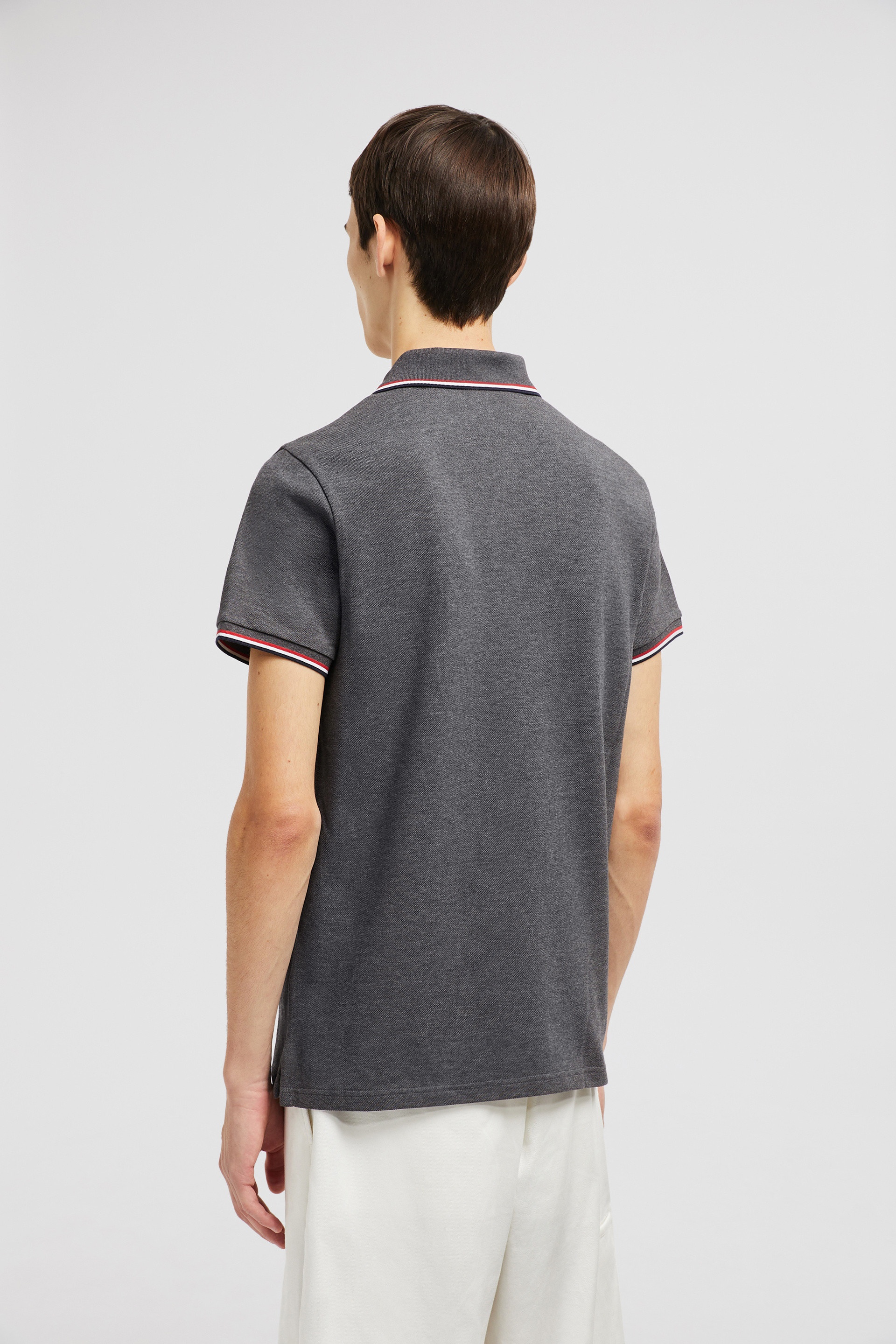 Tricolor-Trimmed Cotton Piquet Polo Shirt - 5
