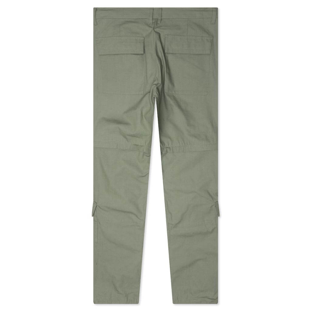 RIPSTOP ZIP CARGO PANT - OLIVE - 2