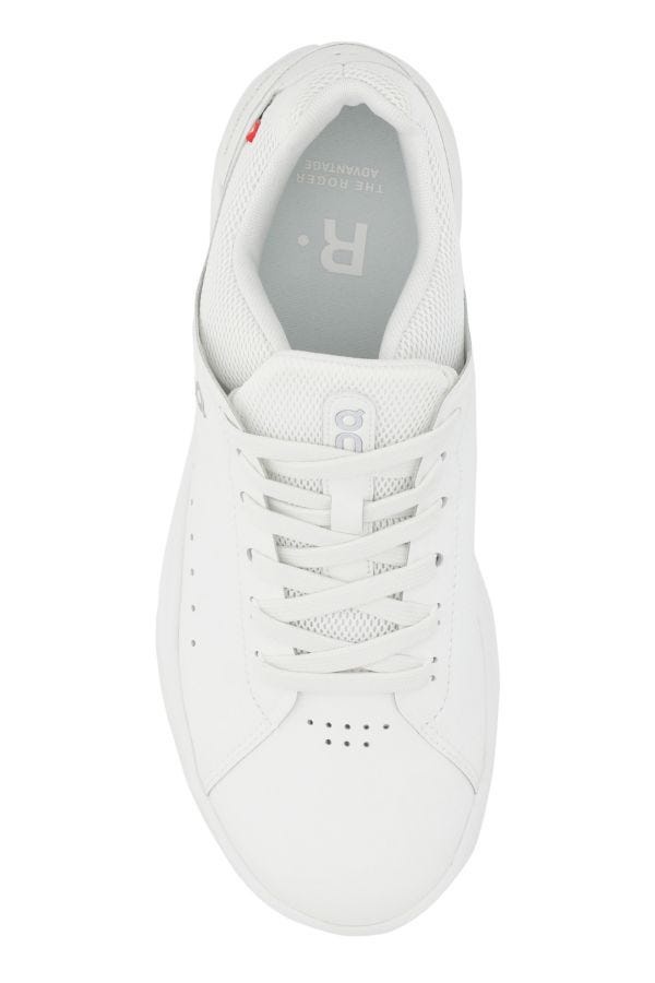 White leather and mesh The Roger Advantage sneakers - 4