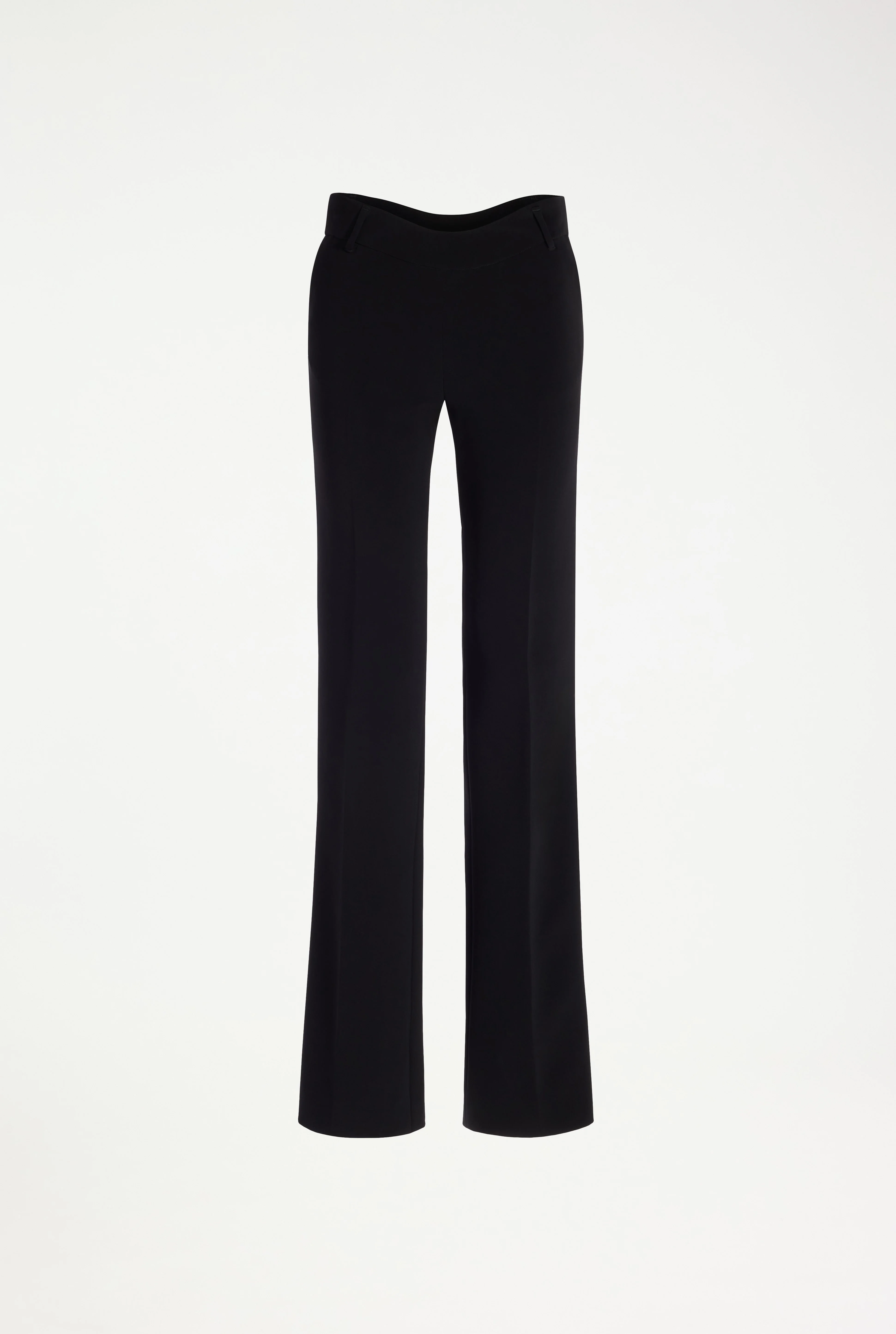 THE BLACK CURVED TAILORED TROUSERS - 1