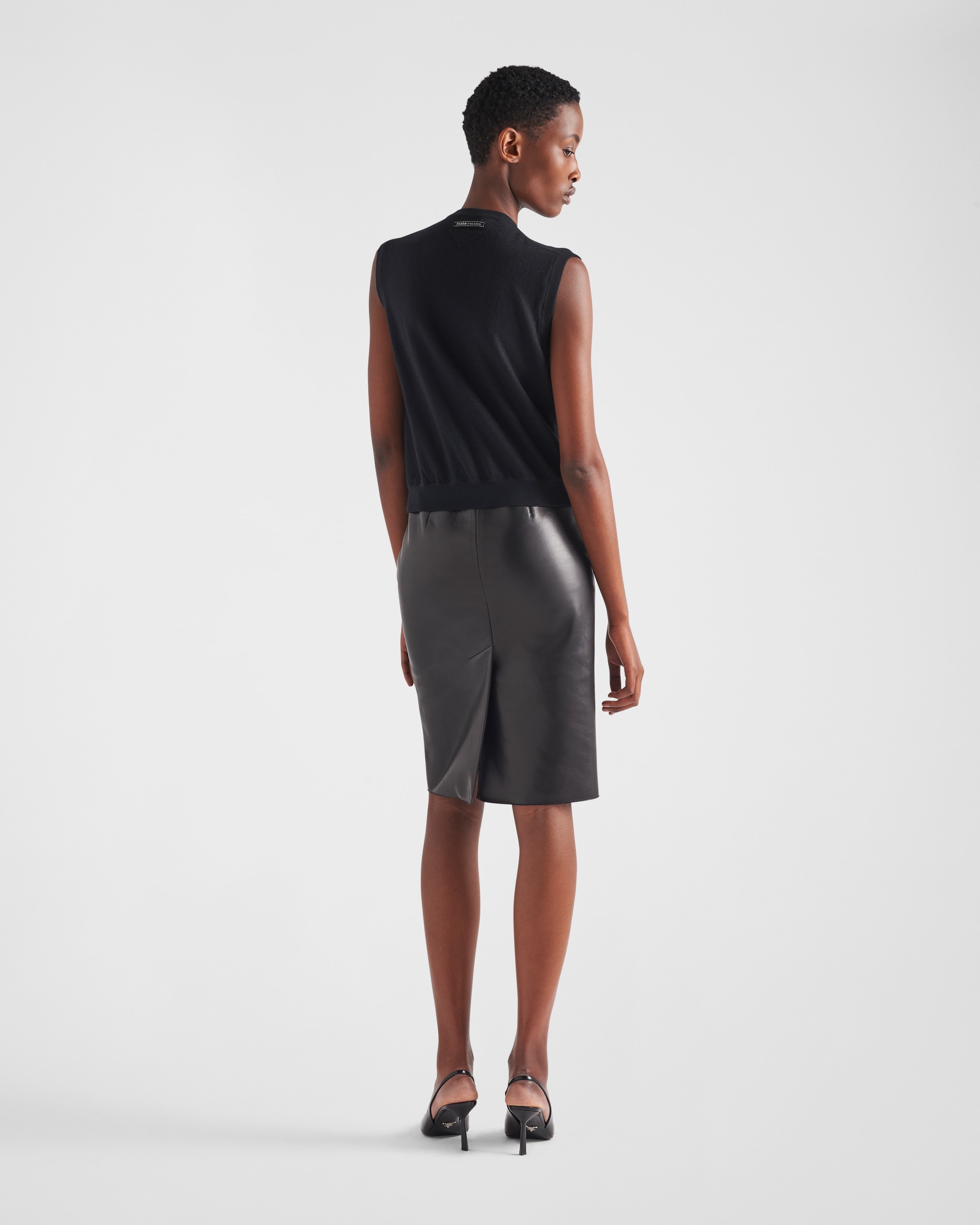 Cashmere zipper vest - 5