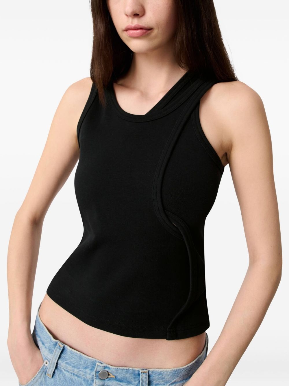 asymmetric tank top - 5