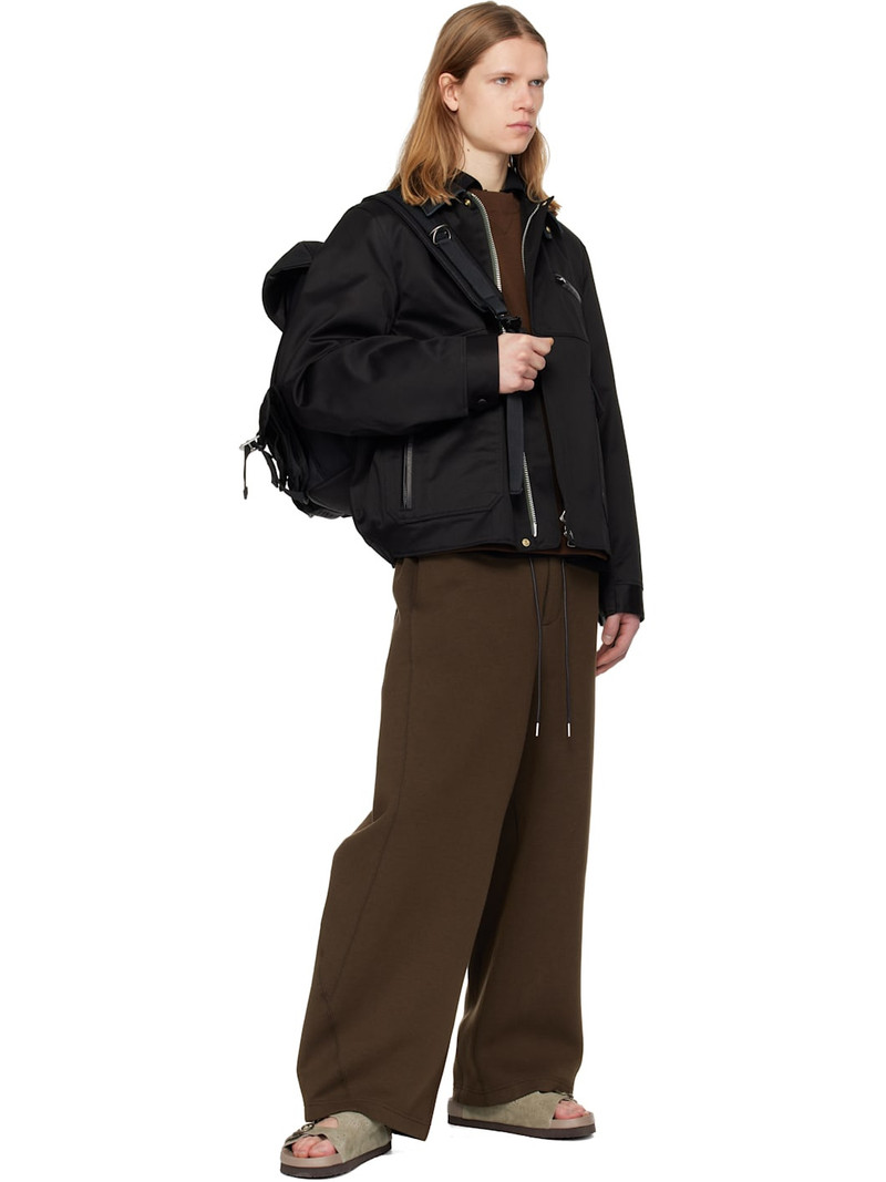 sacai Brown Sponge Sweatpants outlook