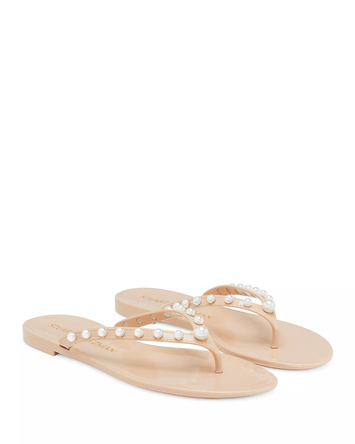 Women's Goldie Embellished Jelly Flip Flop Thong Sandals - 1