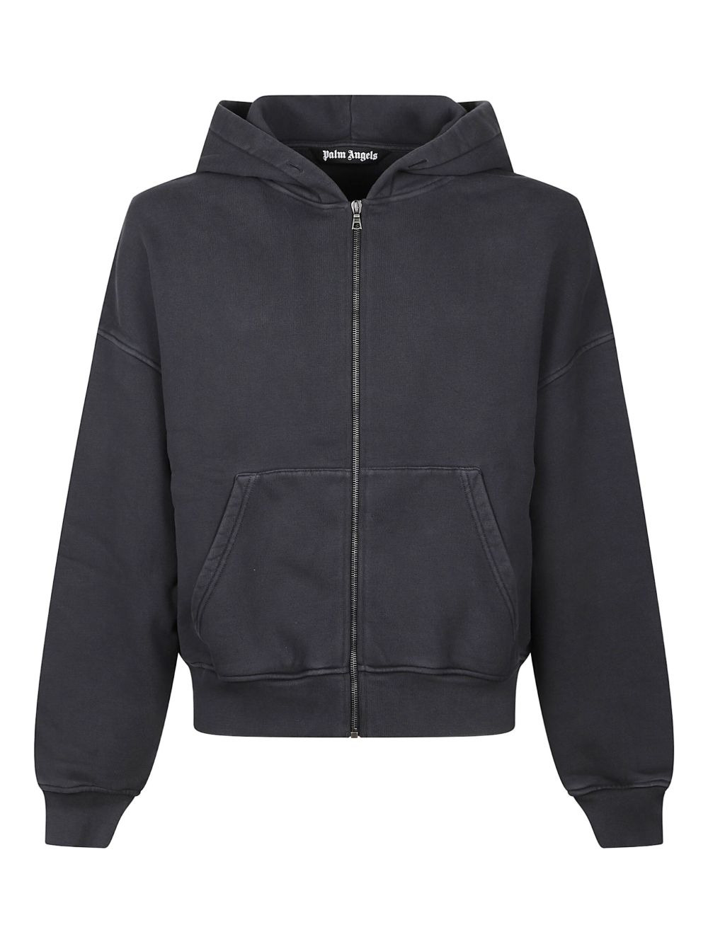 Palm Angels Men Hooded Sweatshirt With Zip With Logo - 4