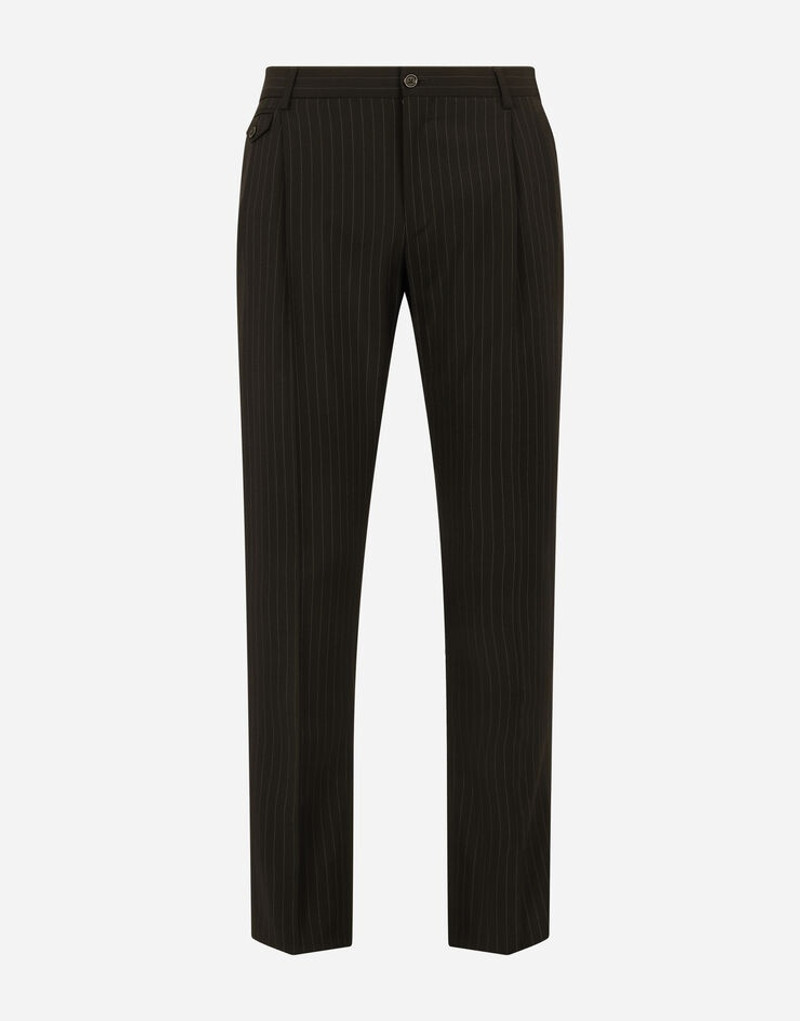 Stretch pinstripe pants 1