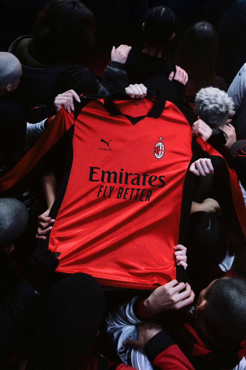 AC Milan x Slam Jam Limited Edition Men's Long Sleeve Jersey 7