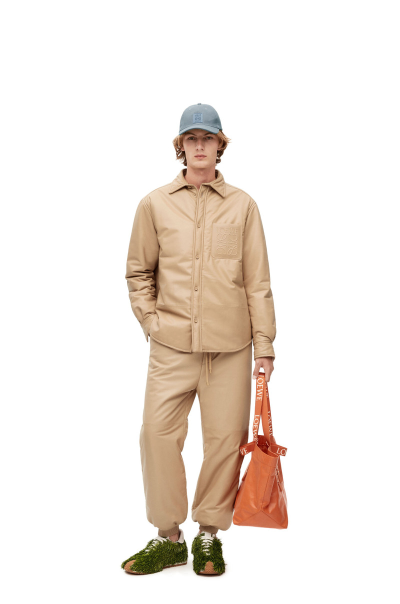 Loewe Puffer jogging trousers in nappa outlook