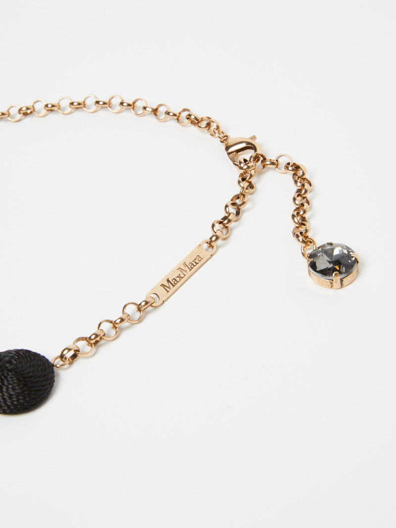 VINICIO Necklace with embroidered details 3