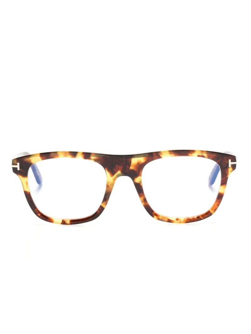 tortoiseshell 광장 프레임 안경 1