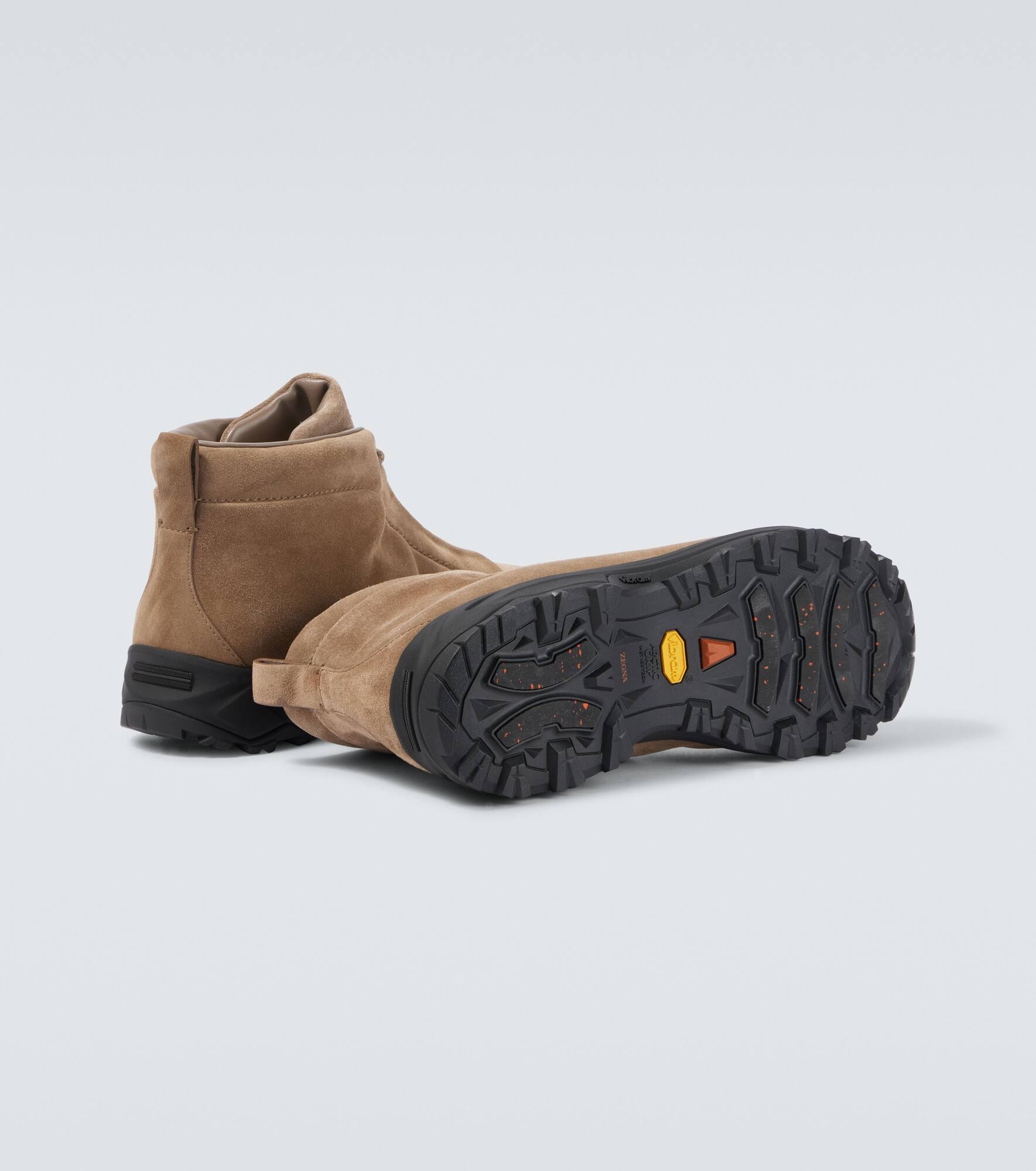 Triple Stitch suede high-top sneakers - 7