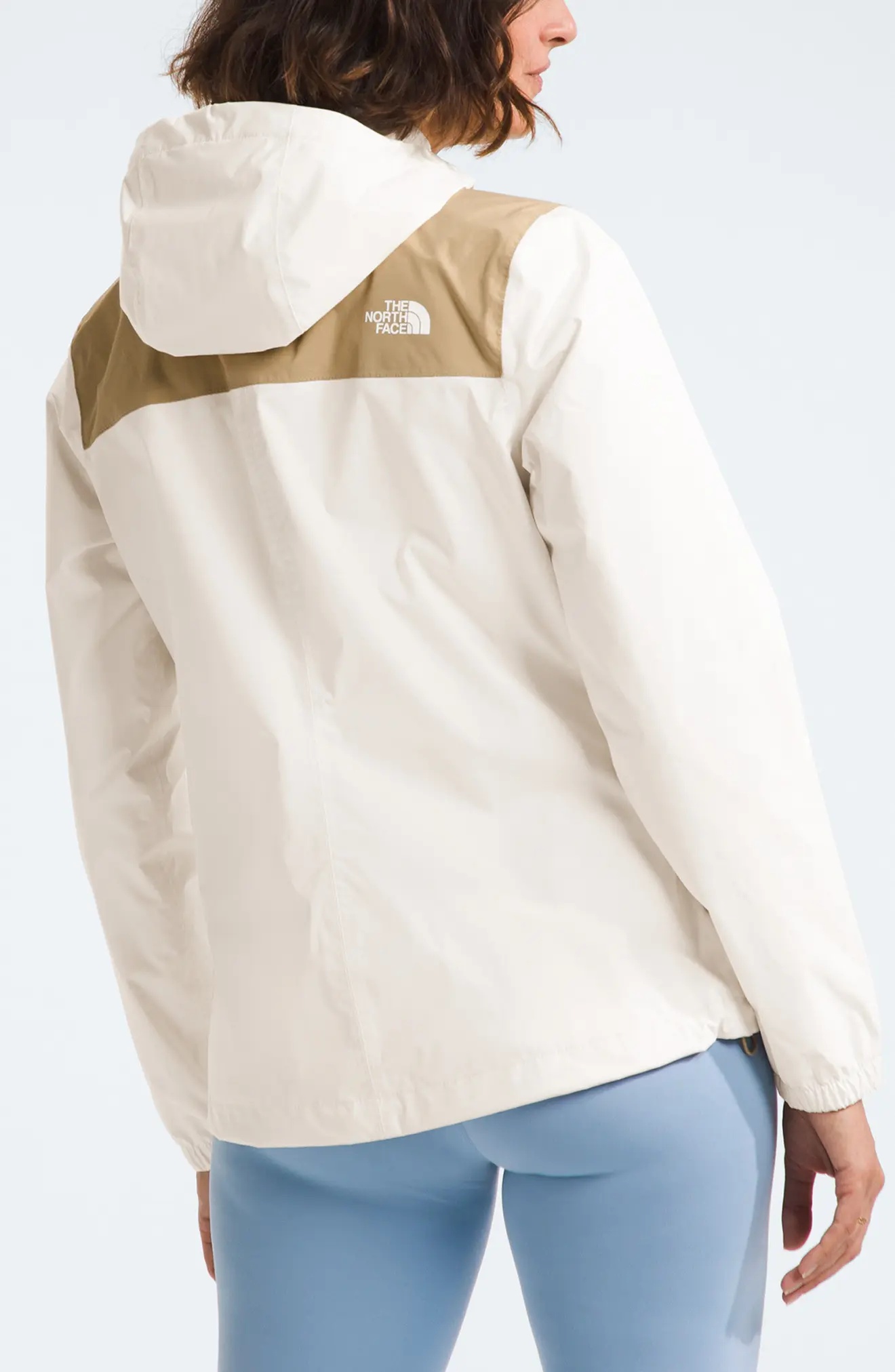 Antora Jacket in White Dune/Khaki Stone - 2