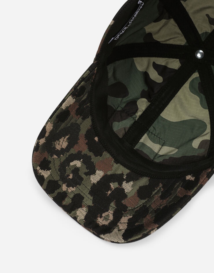 Camouflage baseball cap with plate - 3