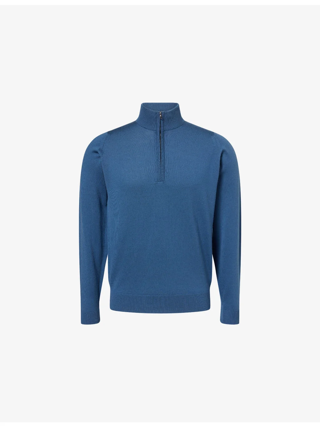 Tapton Half-Zip Long-Sleeve Wool Jumper - 1
