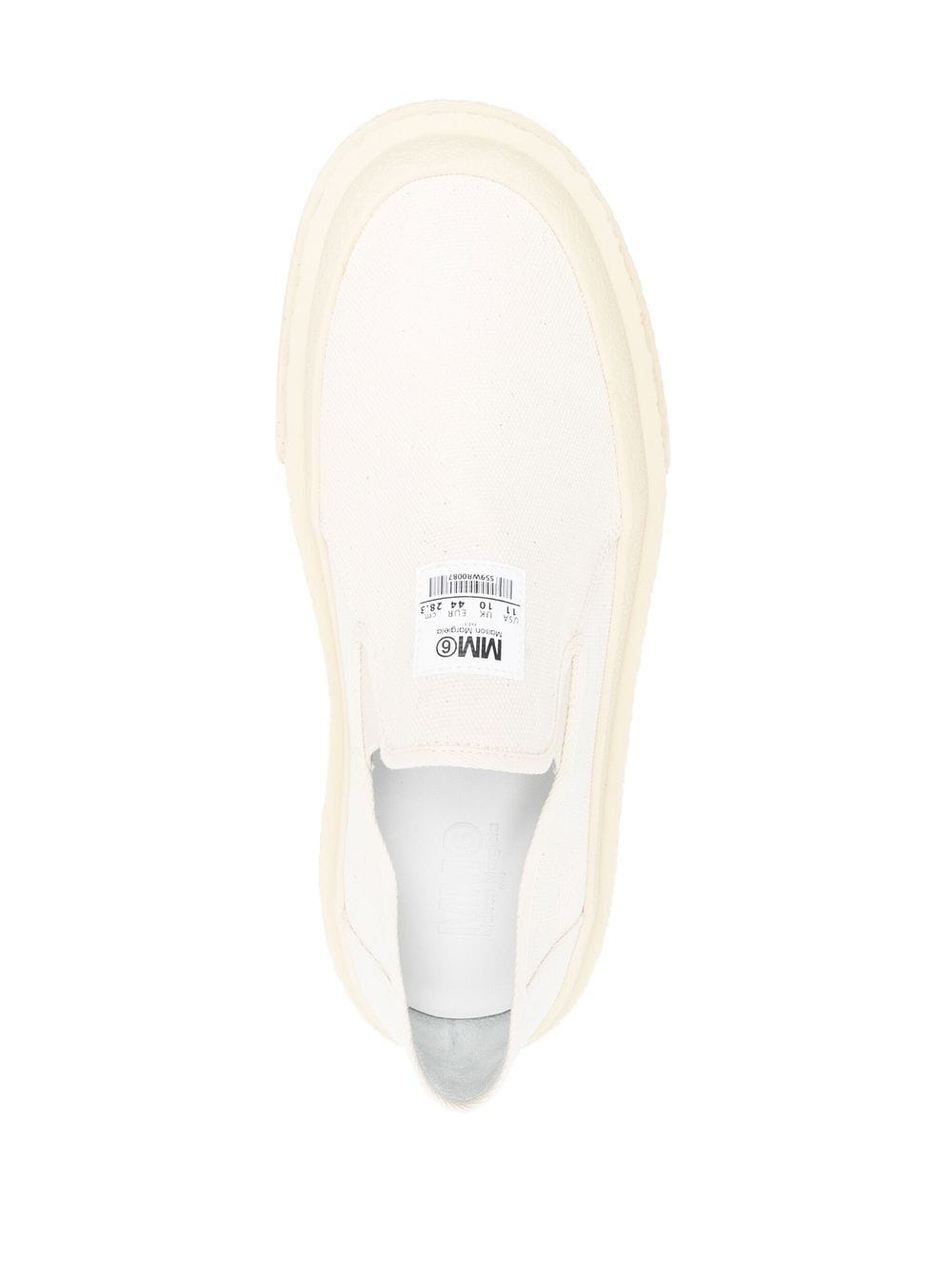 platform slip-on sneakers - 4