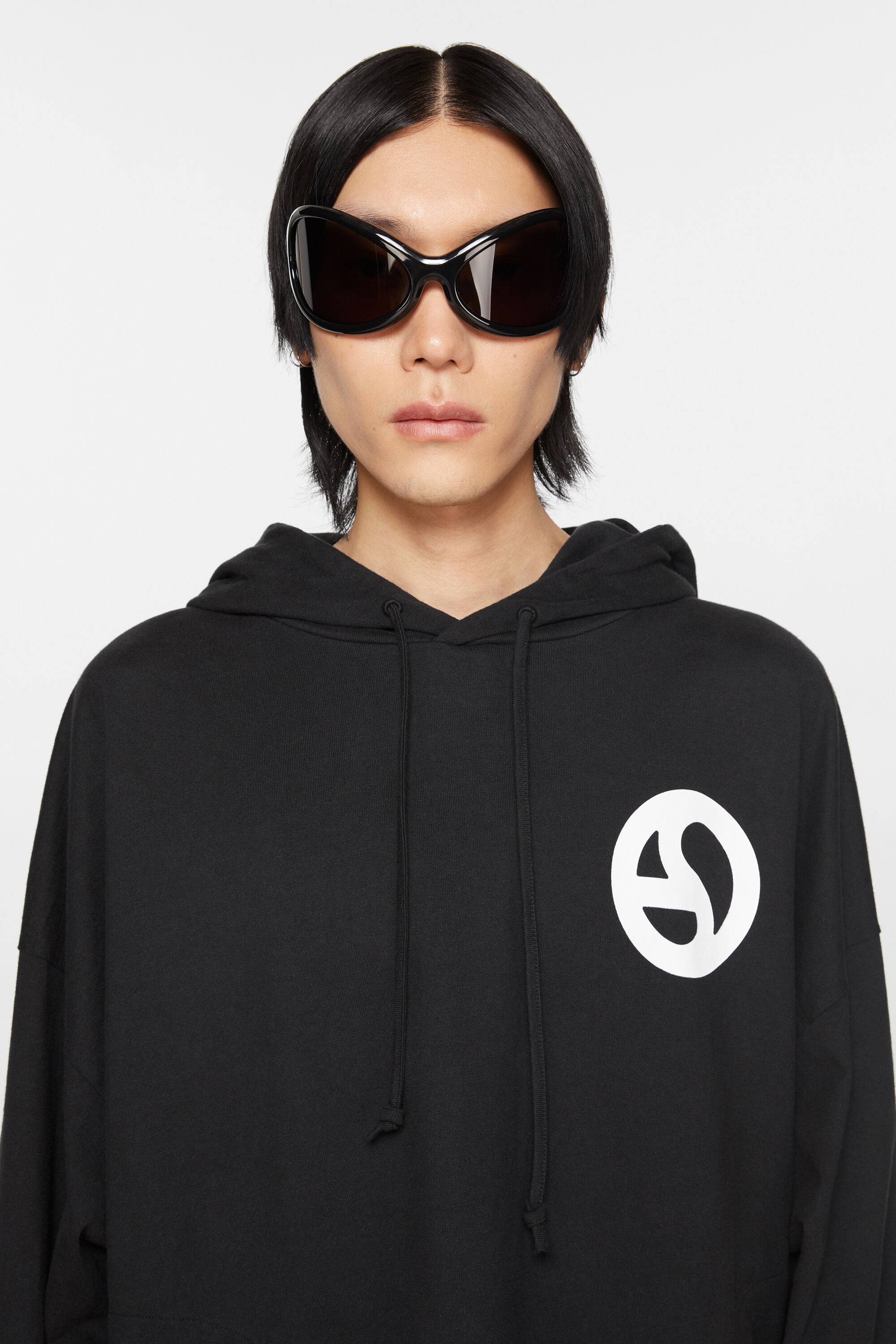 Hooded sweater - Black - 4