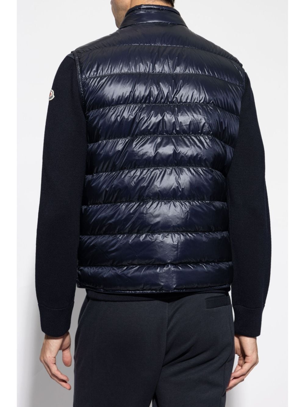Gui logo-patch puffer gilet - 4
