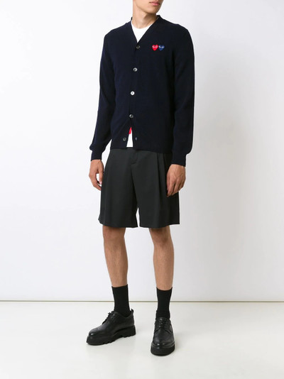 Comme des Garçons PLAY embroidered logo cardigan outlook