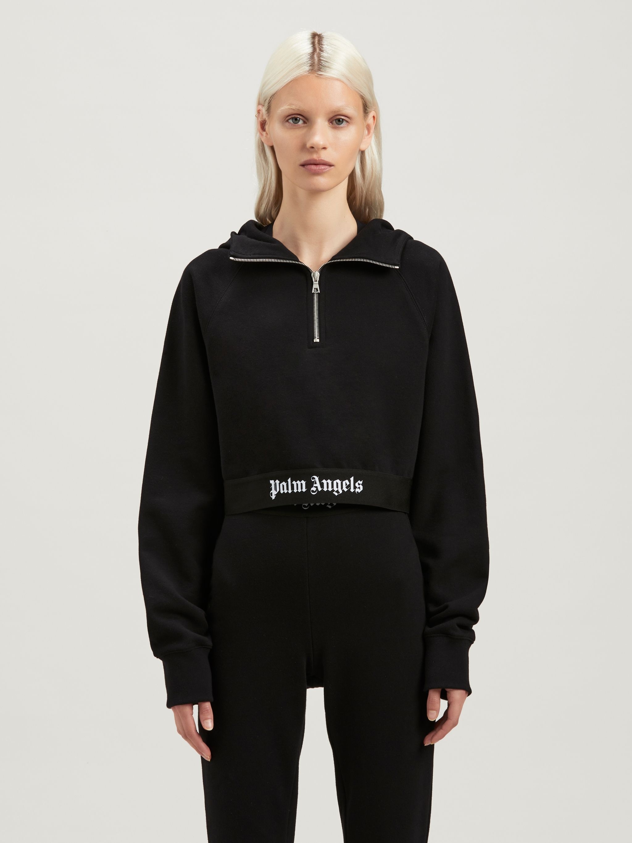 Logo Tape Zipped Hoodie - 3