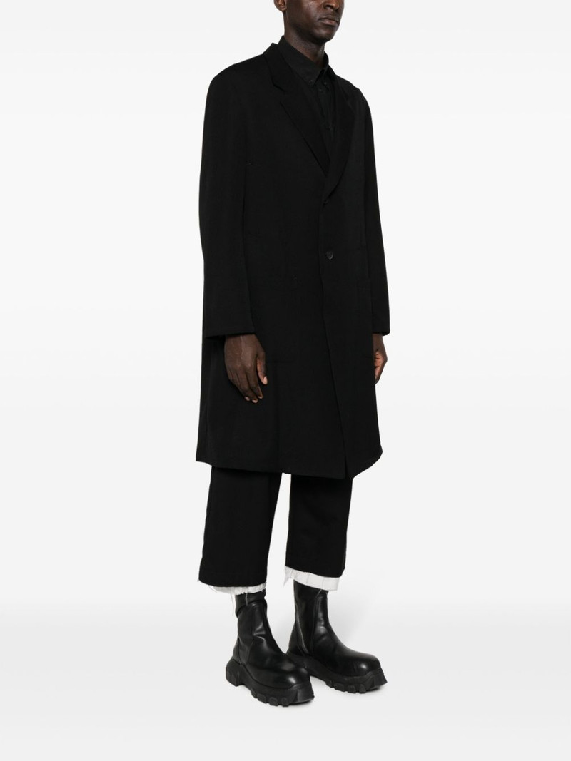 notched-lapels single-breasted coat 3