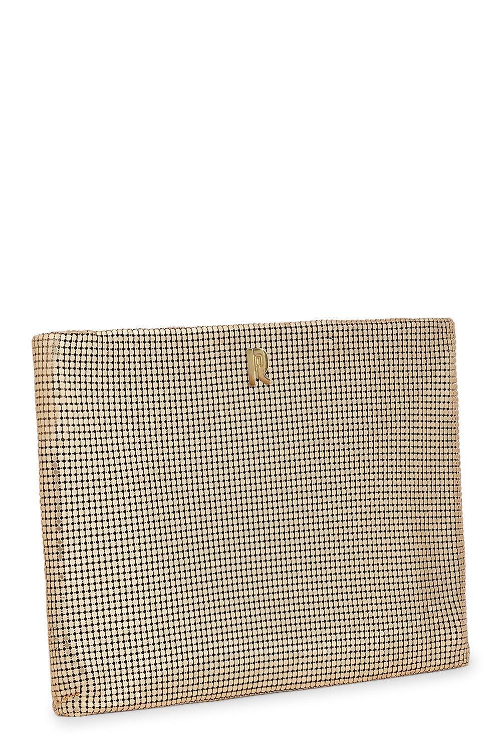 METALLIC WRISTLET CLUTCH - GOLD - 6