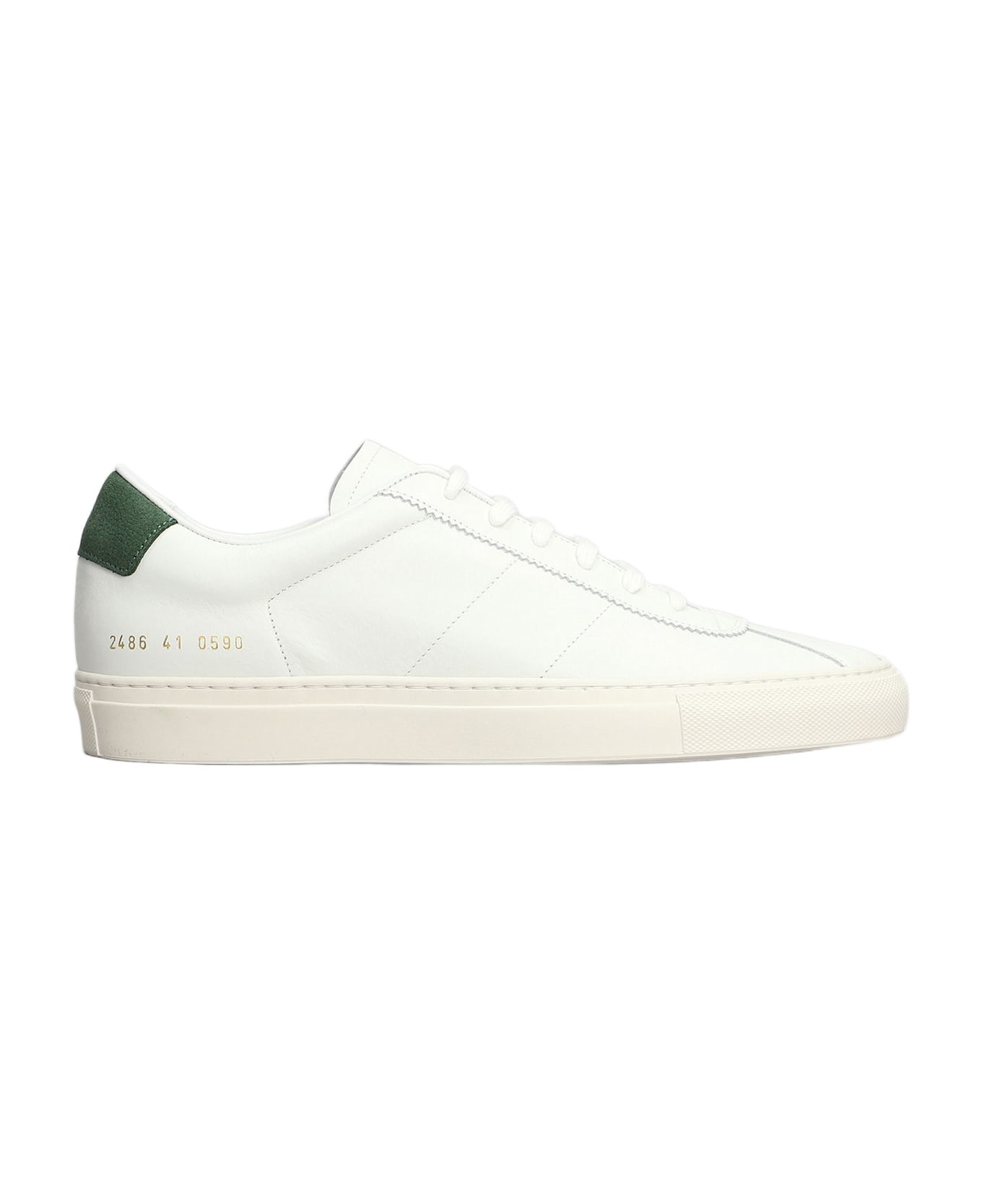 Tennis Classic Sneakers In White Leather - 1