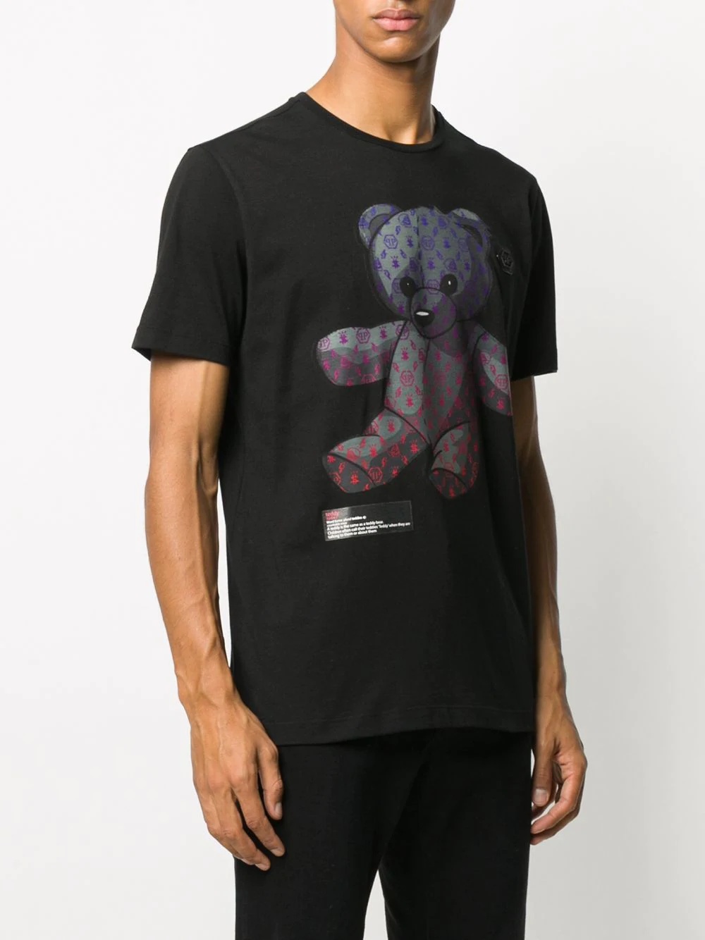 logo bear print T-shirt - 3