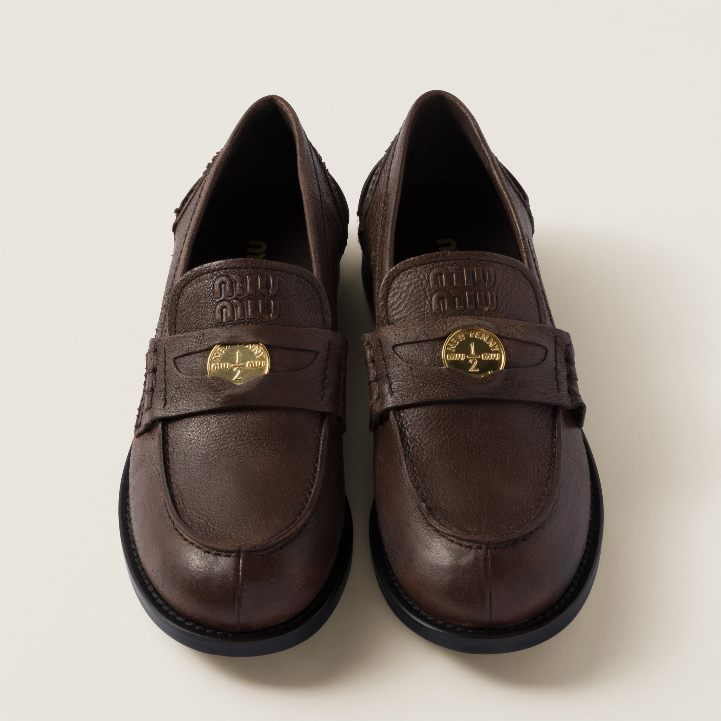 Calfskin penny loafers - 4