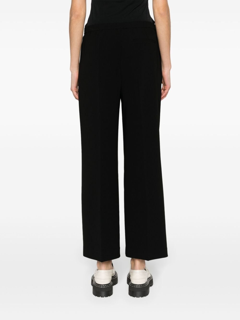mid-rise wide-leg trousers - 4
