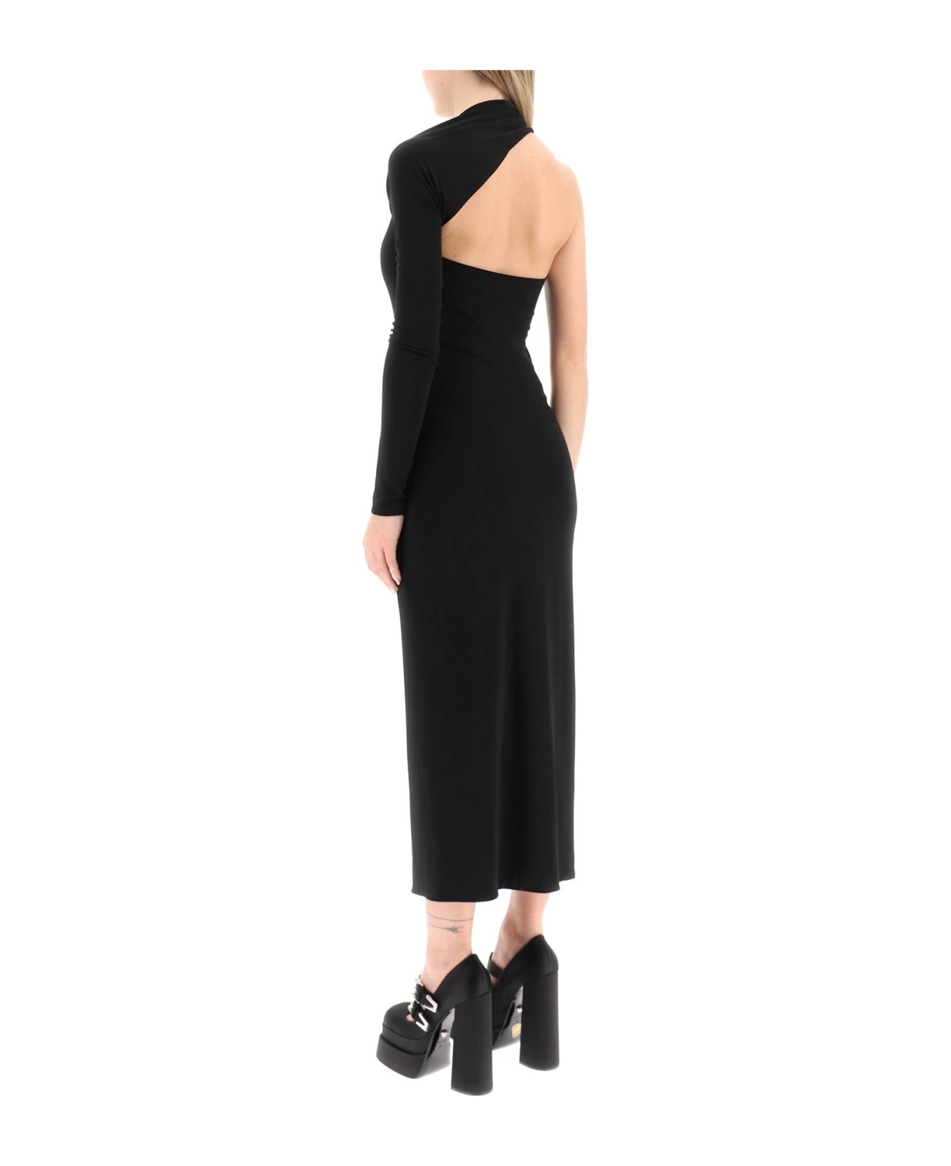 Cut Out Jersey Dress - 3