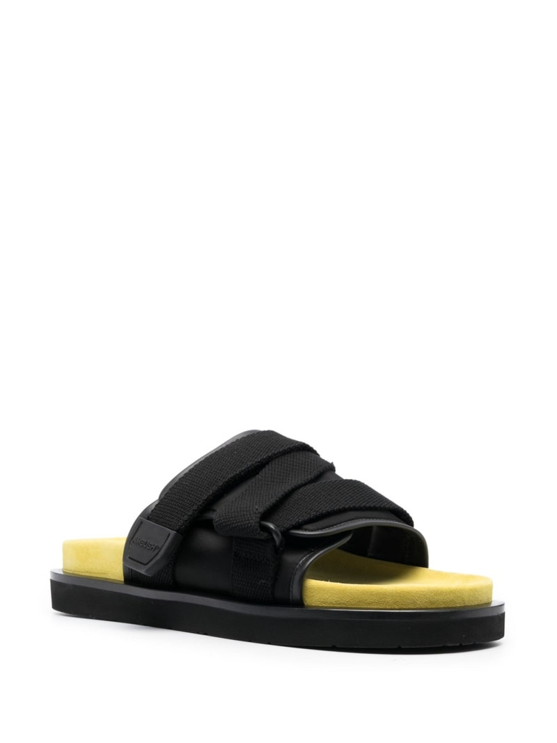 Ambush buckle-embellished padded slides outlook
