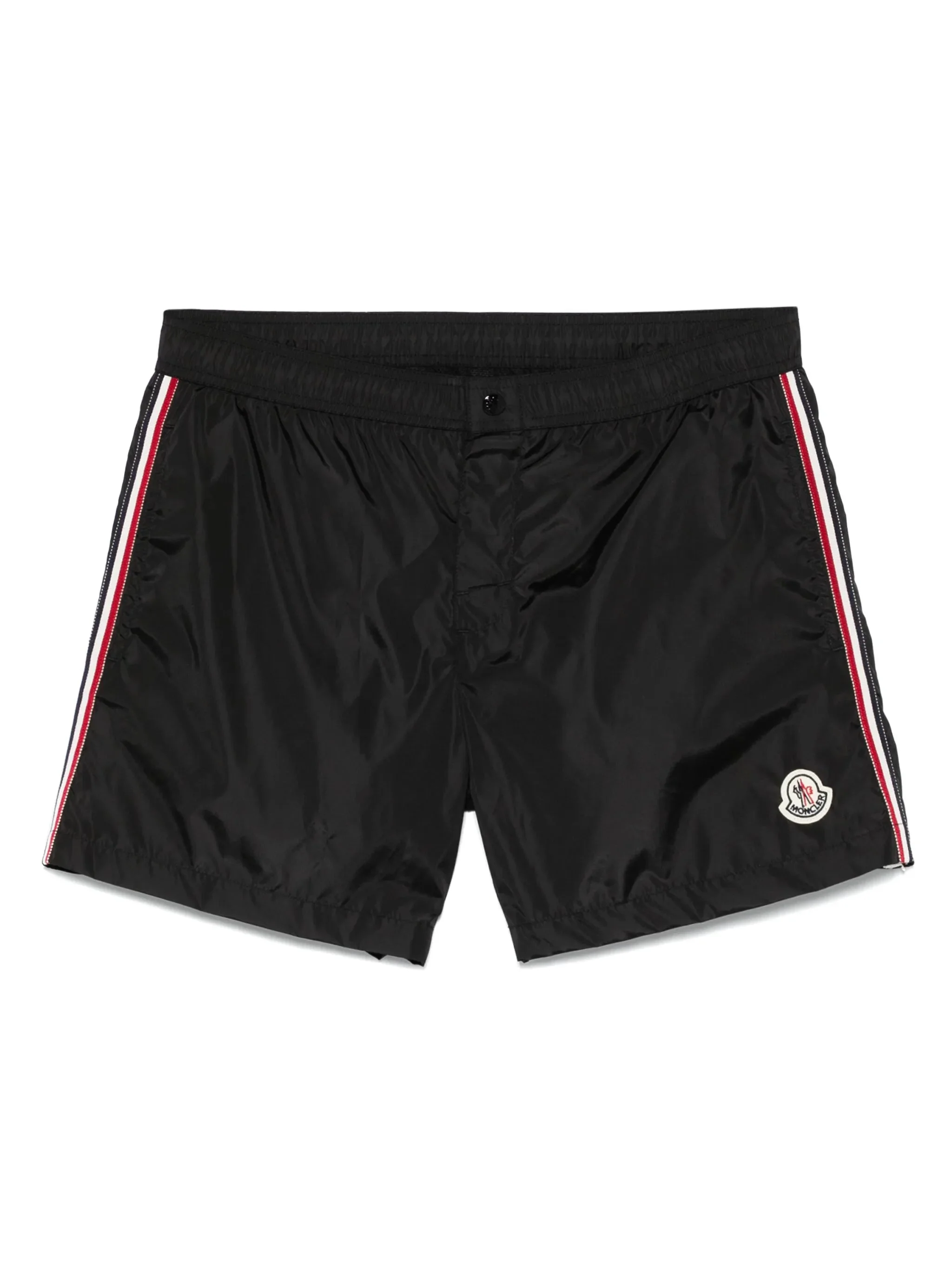 Moncler Tricolour-trimmed Swim Shorts - 1