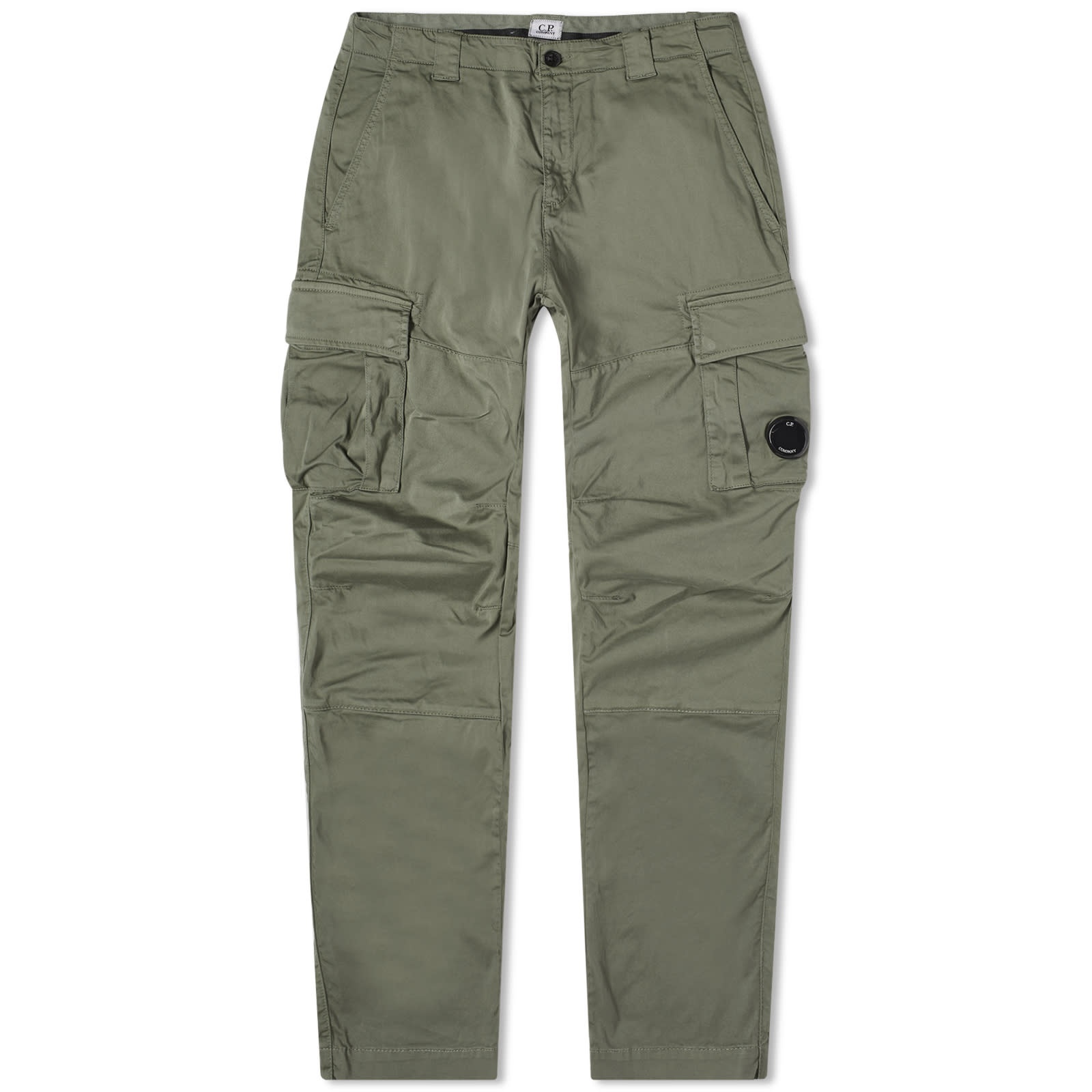 C.P. Company Stretch Sateen Ergonomic Lens Cargo Pants - 1