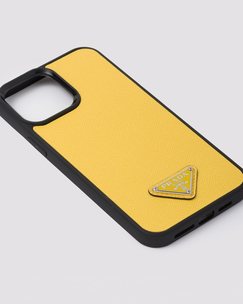 Prada Saffiano leather iPhone 13 Pro Max cover outlook
