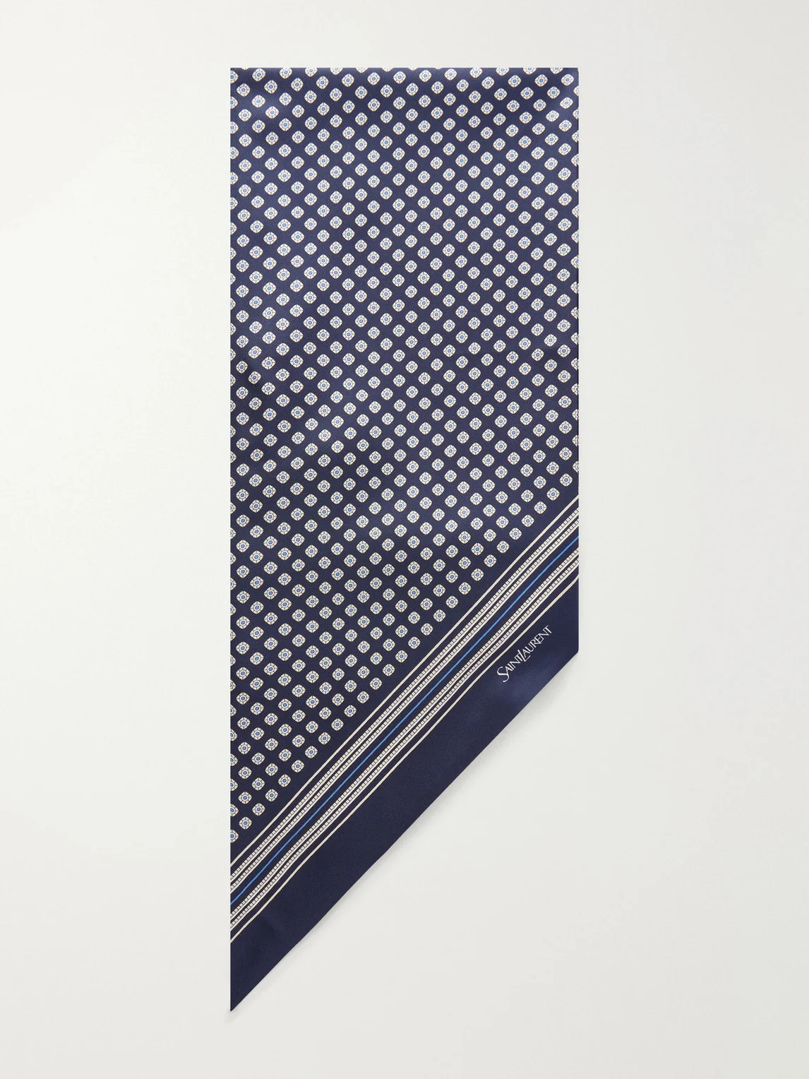 Printed Silk-Twill Scarf - 1