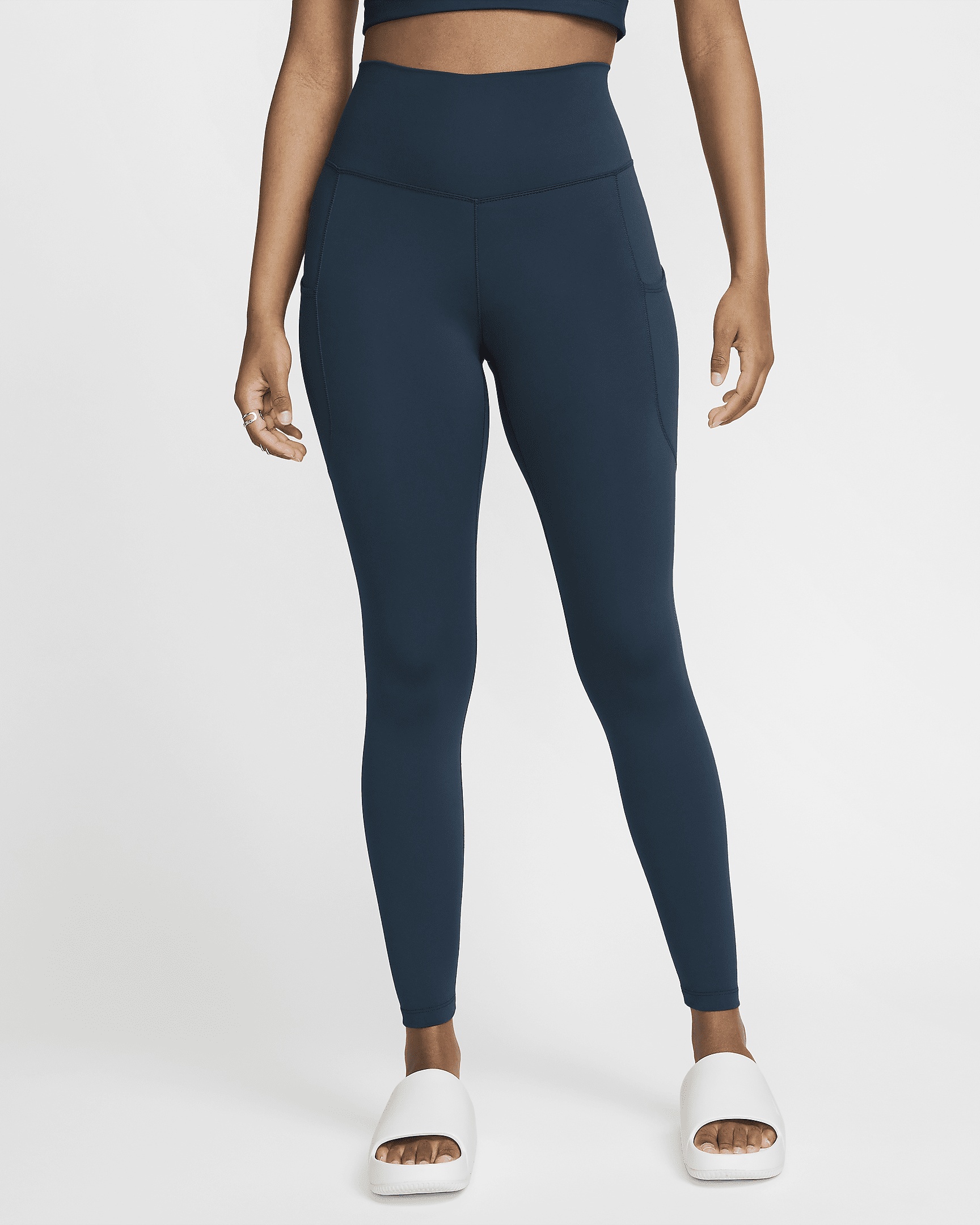 ★NIKE★W ONE HIGH WAIST 7/8 レギンス★追跡可 Nike One Women's High-Waisted 7/8 Printed Leggings. Nike JP
