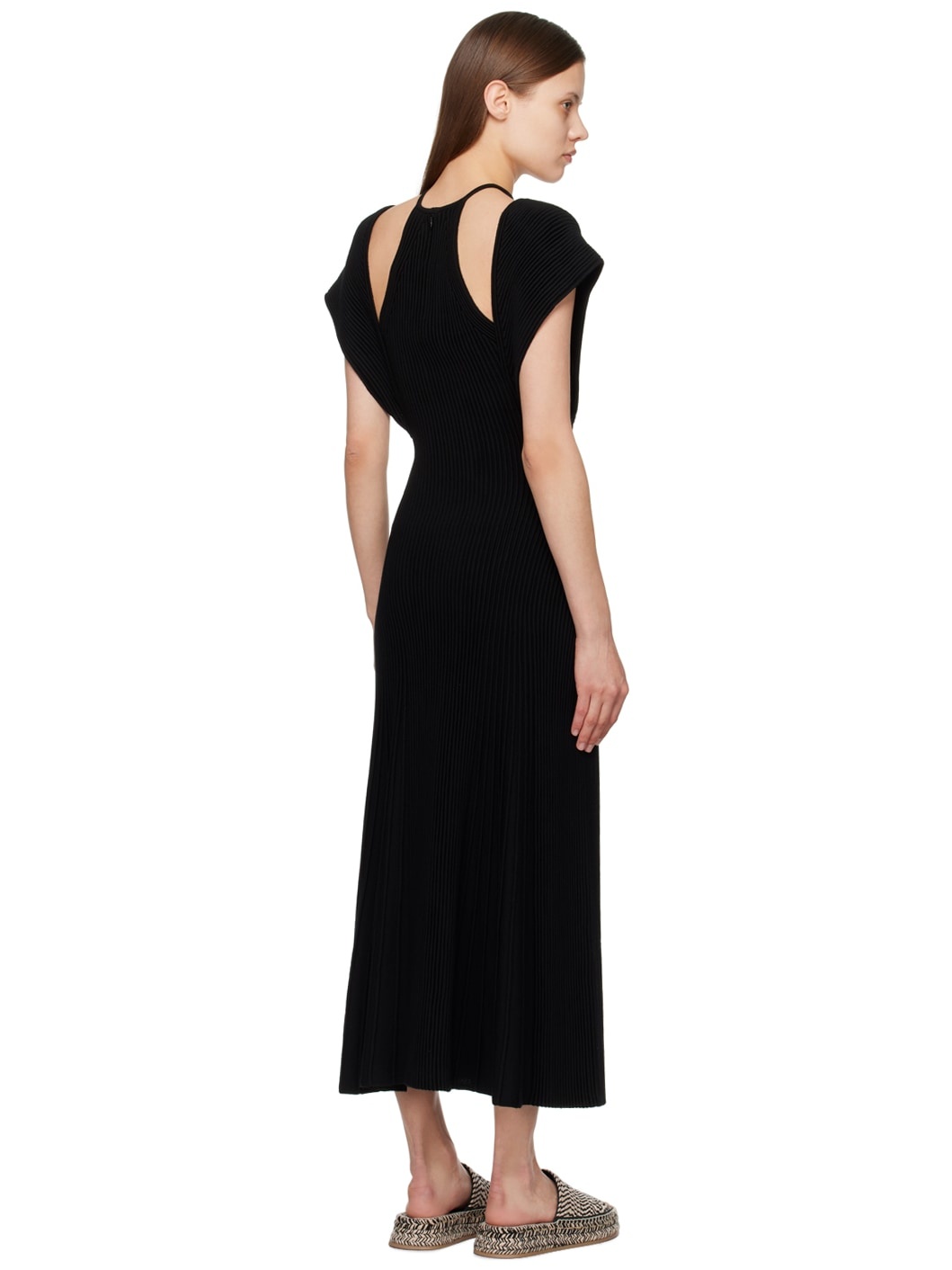 Black Cutout Maxi Dress - 3