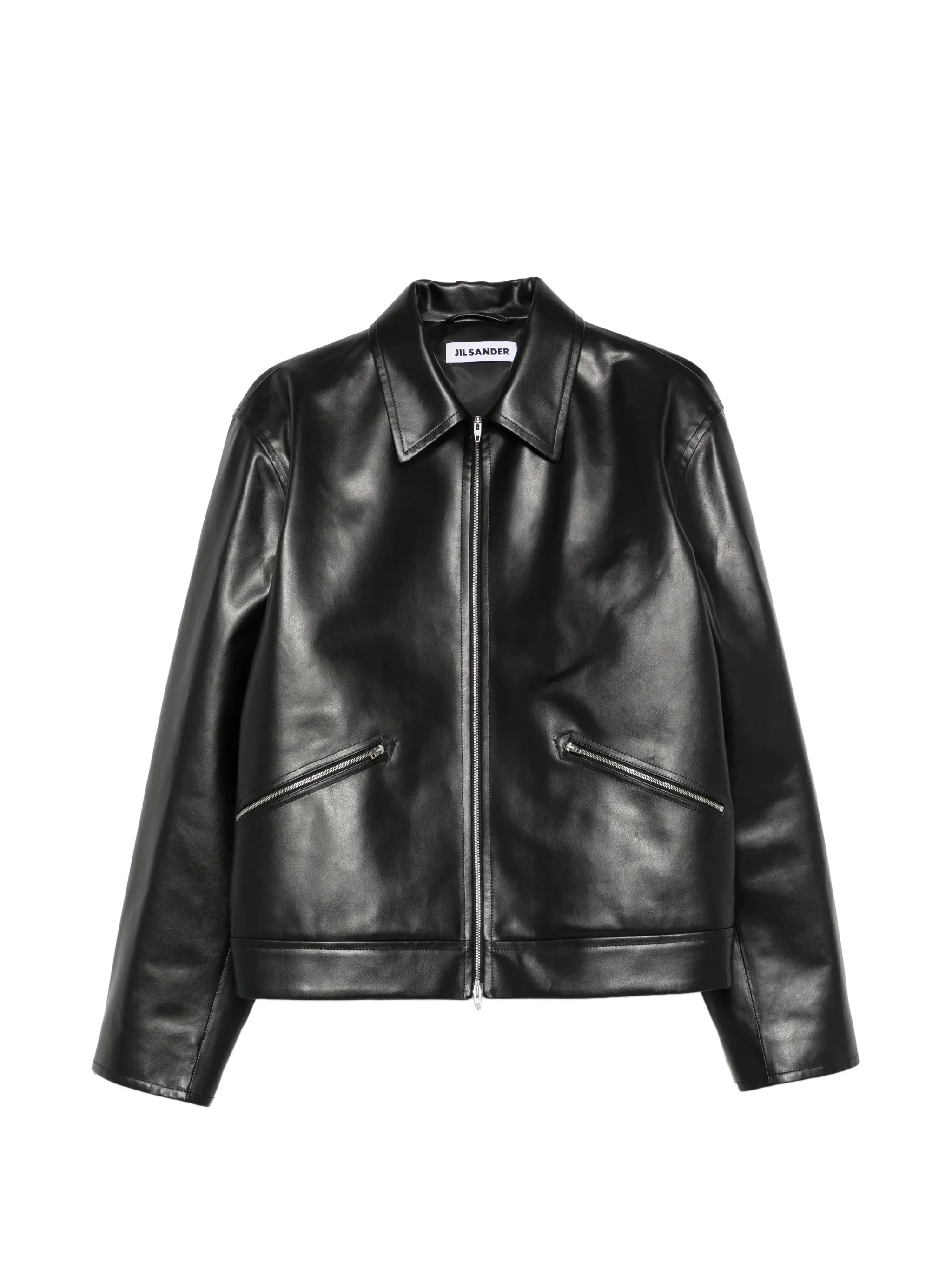 Jil Sander Zip-up Leather Jacket - 1