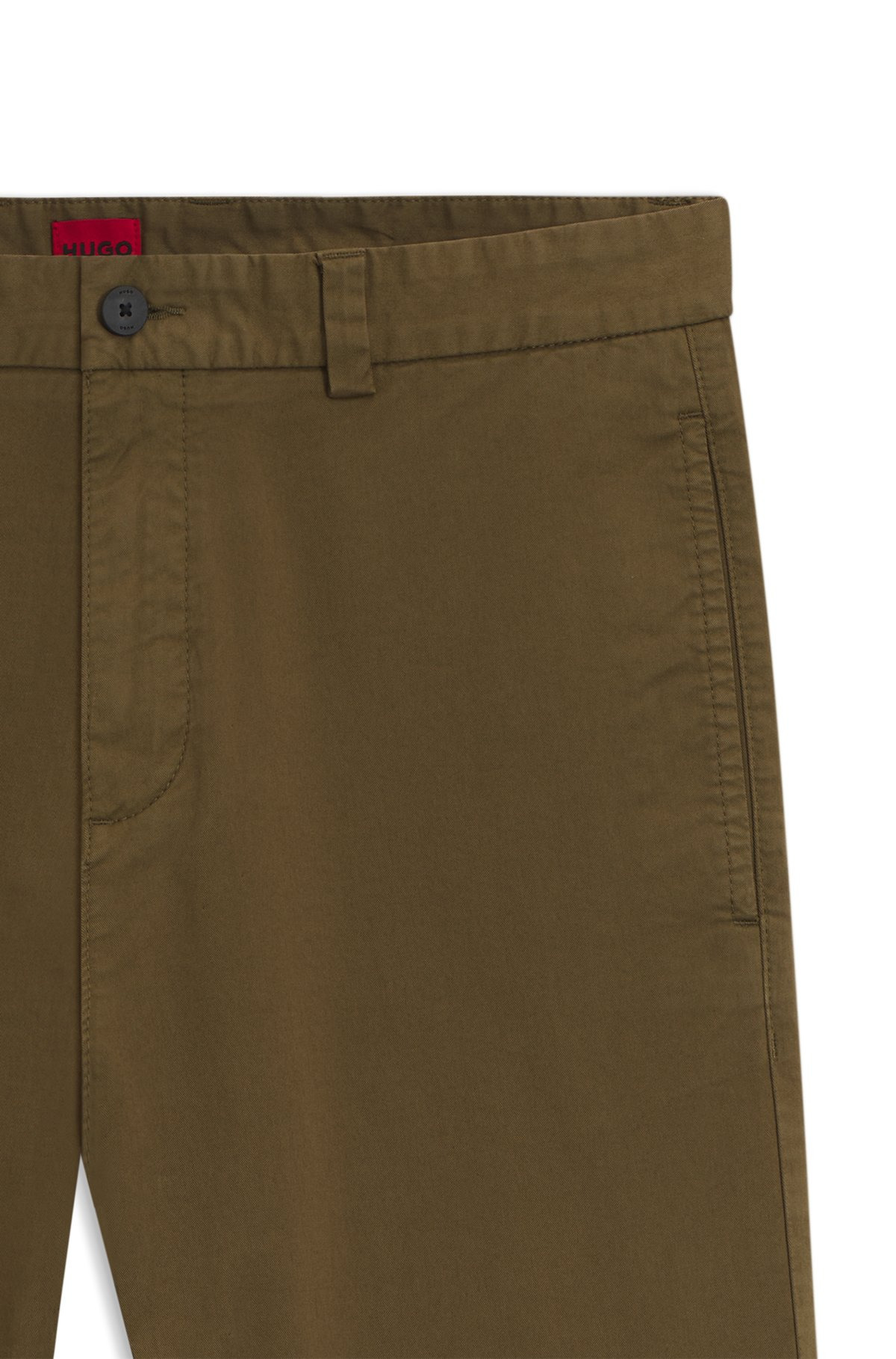 SLIM-FIT TROUSERS IN STRETCH-COTTON GABARDINE - 6