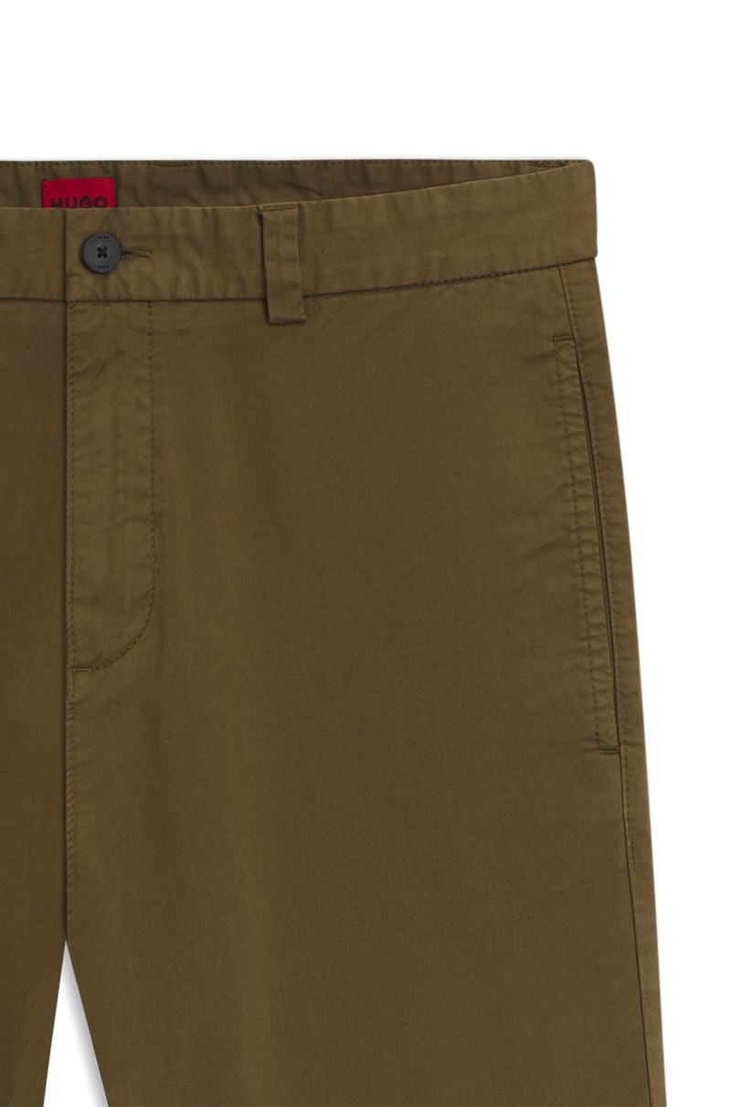 SLIM-FIT TROUSERS IN STRETCH-COTTON GABARDINE 6