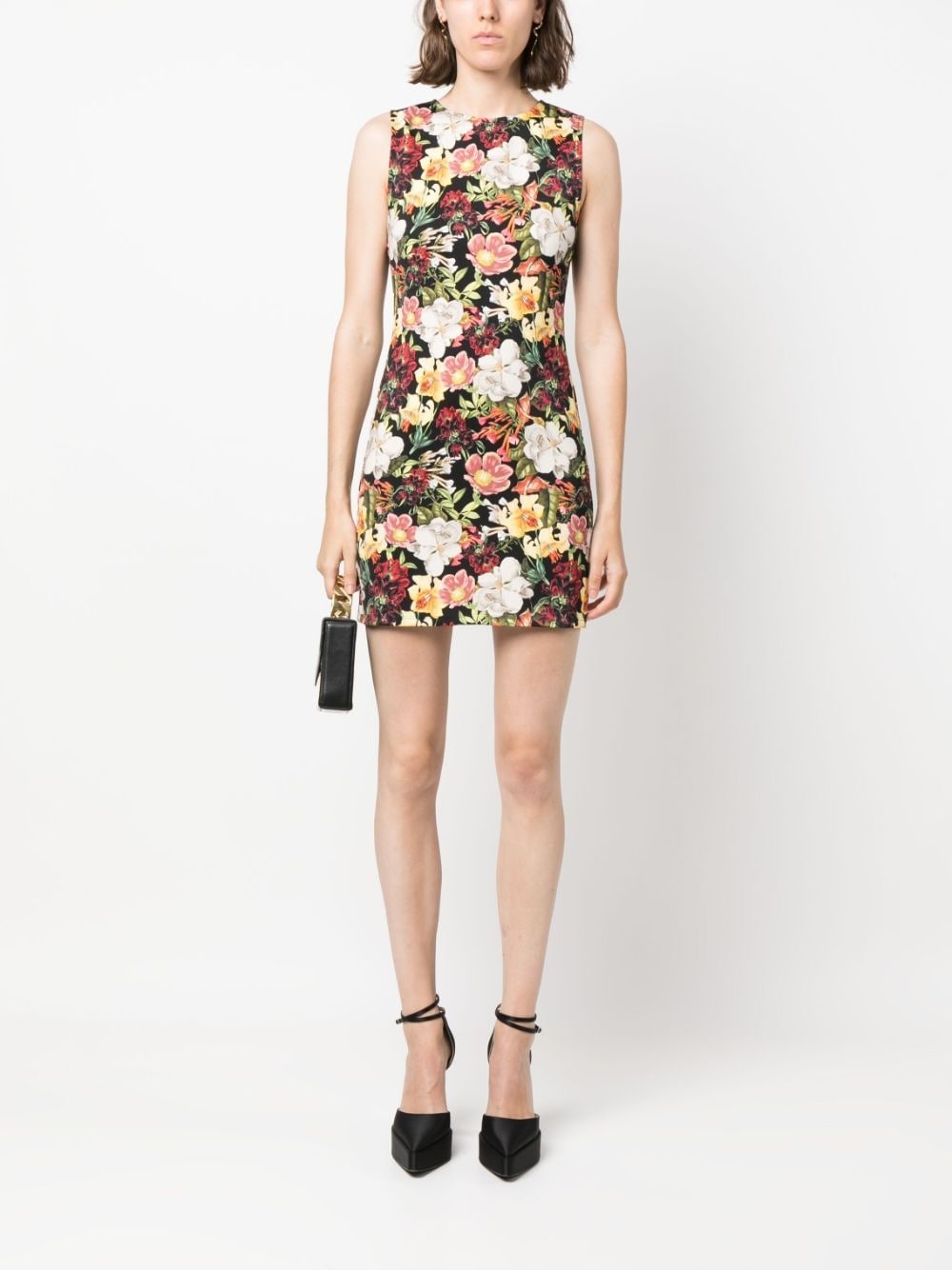 Wynell floral-print sleeveless minidress - 2