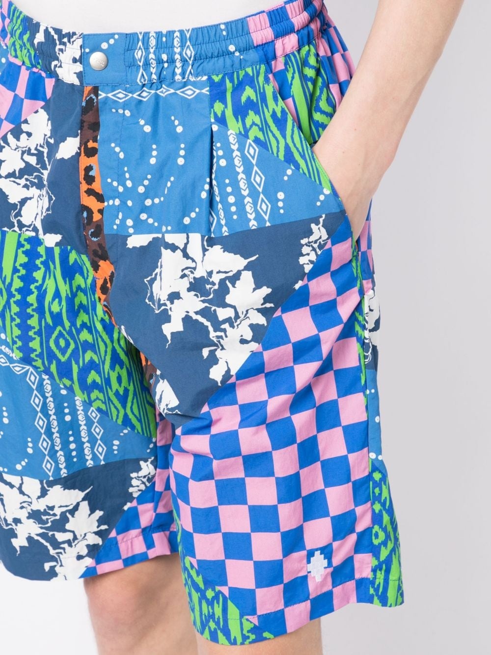 multi-panel knee-length shorts - 5